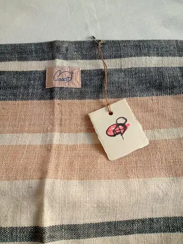 새상품 Usaato 수제 직조 초목 염색 스톨 랩 스커트 무릎 담요