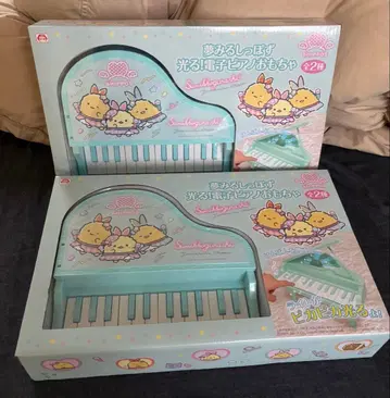 스미코구라시 꿈꾸는 꼬리들 빛나는! 전자 피아노 완구 2개 세트