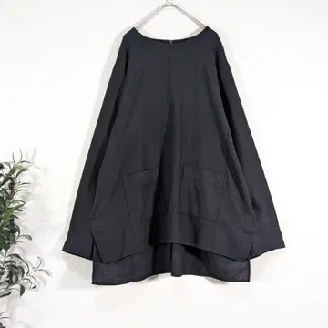 tac:tac 타쿠타쿠 오버사이즈 풀오버 블라우스 울