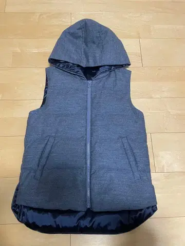 Theory 띠어리 다운 베스트 리버서블 후디드 S