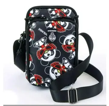 레어 미사용 히스미니 팬더 숄더백 블랙 로손 한정판