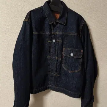 다크 네이비 EVISU 데님 자켓 No.2 사이즈 40 빅