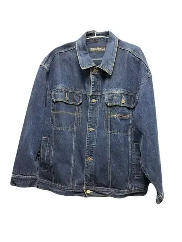 [ 초레어 ] pelle pelle 데님 자켓 B hip-hop