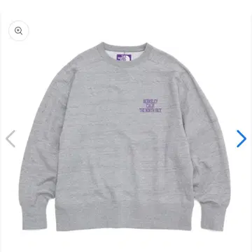 TNF 퍼플 라벨 Field Crew Neck Sweat 그레이 M