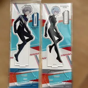 EVANGELION STORE 아크릴 스탠드 2개 세트