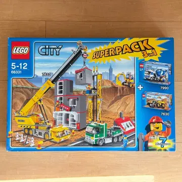 레고(LEGO) 미사용 #66331 슈퍼 팩 #7633 건설 현장