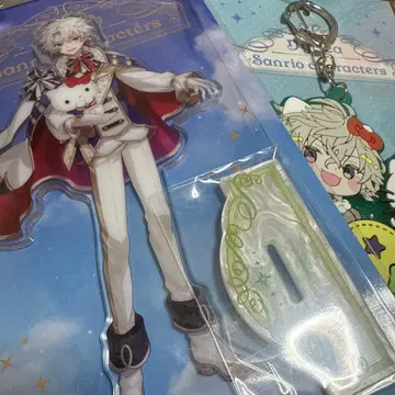 무라쿠모 카게츠 헬로키티 아크릴 스탠드 러버 키링