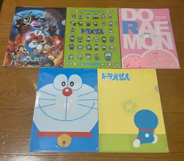 도라에몽 한정판 오리지널 클리어 파일 컴플리트 세트