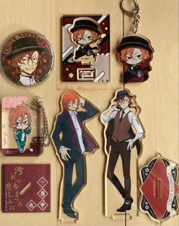 나카하라 츄야 아크릴 키링 스탠드 세트