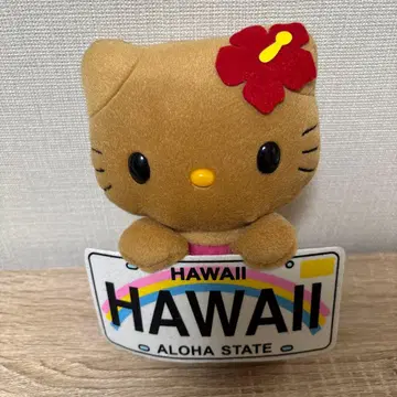 헬로키티 하와이 봉제 인형