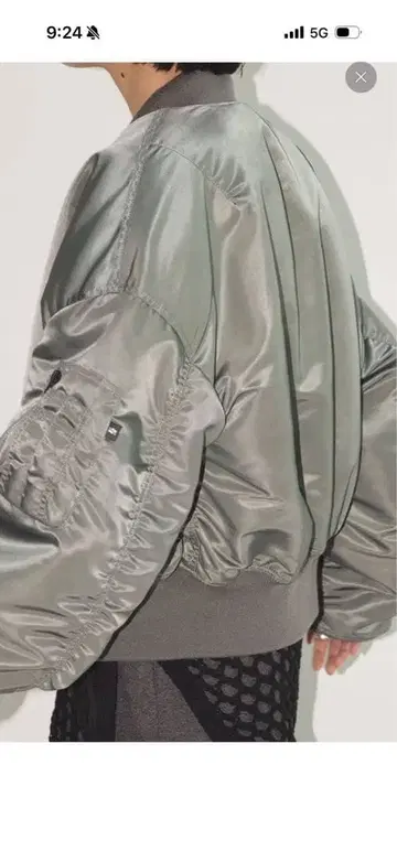 CITY SHOP 어깨 패드 MA-1 이번 시즌 완판 코트