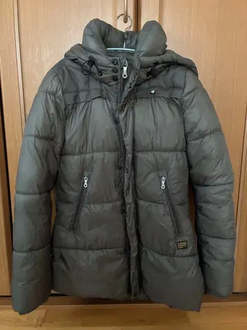 G-STAR RAW 카키 다운 자켓 M
