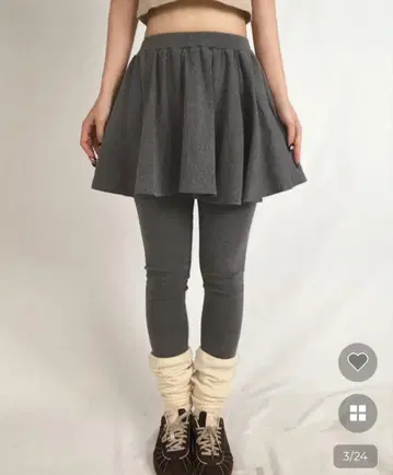 haku nugu 플레어 레깅스 스커트 스커트 블랙