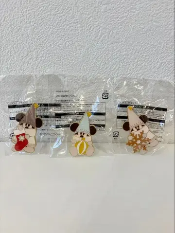 릴린린 핀 배지 크리스마스 디즈니 3개 세트