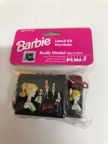 [ 미개봉 ] 바비 런치 키트 키체인 미니어처 Barbie