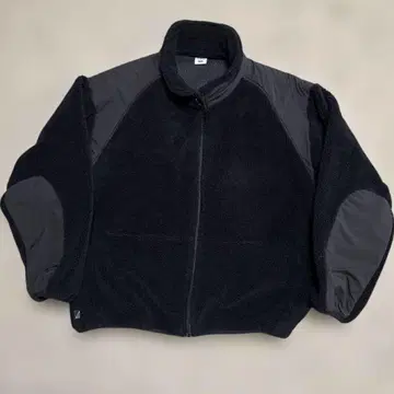 TRIANTAN 방풍 보아 플리스 자켓 보아 자켓 블랙