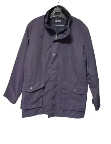 CHAPS 나일론 코트 L 네이비 그레이