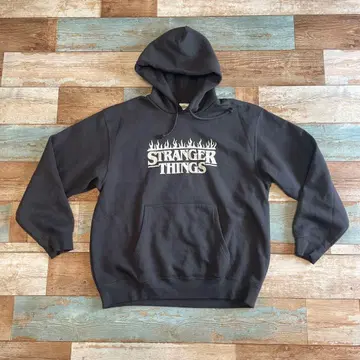 기묘한 이야기 GU 그레이 후드티 XL 사이즈