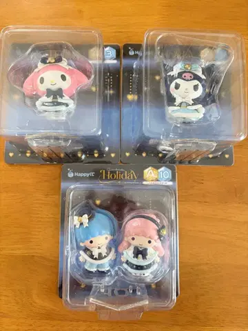 산리오 해피 복권 피규어 세트