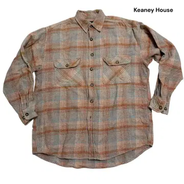 KEARNEY HOUSE 뱀 코듀로이 오렌지 스카이블루 L