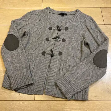 로라 애슐리 니트 가디건 더플 버튼 M