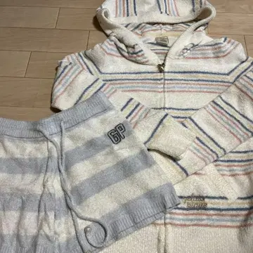 [ 2세트 ] 젤라피케 룸웨어 더블 지퍼 후드티 하프 팬츠