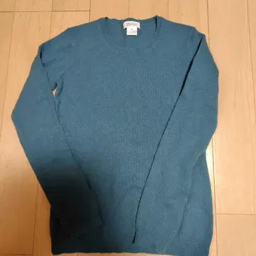 BARNEY'S NEW YORK 캐시미어 니트 스웨터 XS 파랑