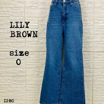 LILY BROWN 릴리 브라운 새상품급 데님 팬츠 블루 0 1280