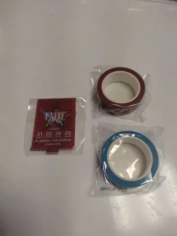 B'z PRESENTS UNITE 마스킹 테이프 2개 & 아크릴 스탠드