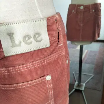 [ 가격 인하 ] Lee 코듀로이 핑크 타이트 스커트