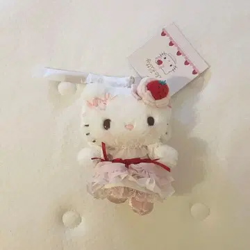 산리오 딸기 휘핑 마스코트 키티