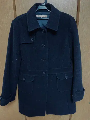 멜로즈레일 울 코트 블랙 4