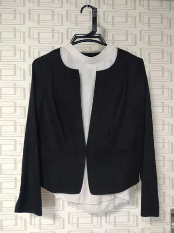 C de C 노카라 자켓 36/S 블랙