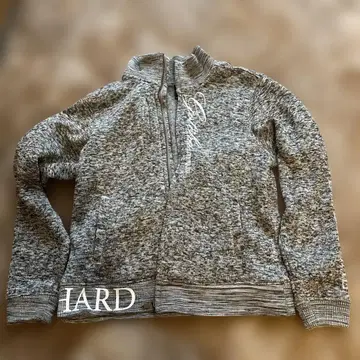 GOTCHA 그레이 집업 자켓 HARD 로고