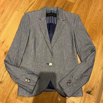 ZARA BASIC 헤링본 테일러드 자켓 S