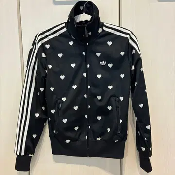 adidas 하트 무늬 집업 자켓 S