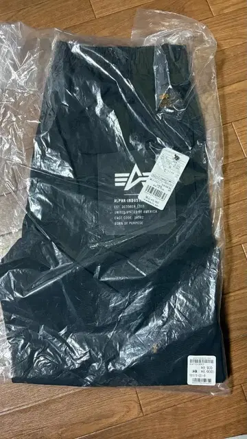 [ 새상품 택 포함 ] ALPHA 알 파 TB1111 카고 팬츠 블랙 M