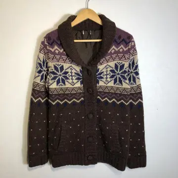 니트 가디건 자켓