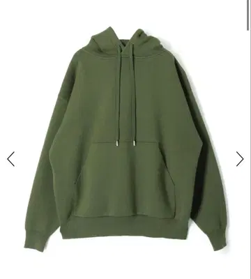 CABaN 코튼 캐시미어 후드티 다크 그린