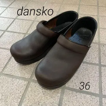 단스코 브라운 사이즈 36