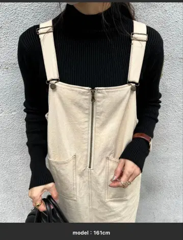 ISOOK 살로펫 점퍼 스커트 살로펫 스커트 하프 지퍼