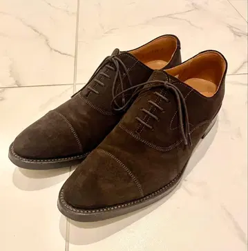 REGAL/리걸 스웨이드 신발 (다크 브라운)