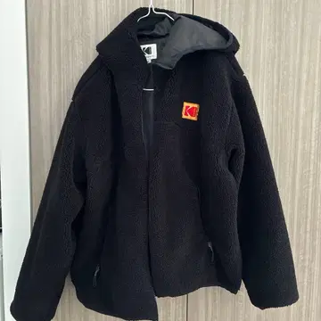 Kodak 플리스 자켓 블랙 한국 브랜드