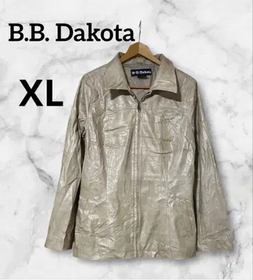 B.B. Dakota 베이지 가죽풍 자켓 [ XL ]
