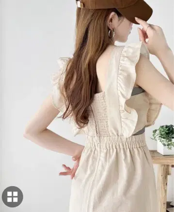 클래식 엘프 성숙/러블리 프릴 소매 올인원