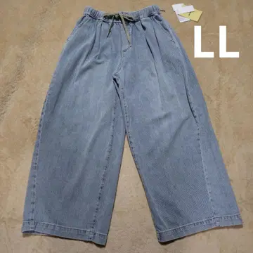 [ 새상품 ] 시마무라 푸우 와이드 데님 LL