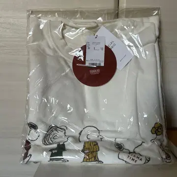 PEANUTS 화이트 룸웨어 F 사이즈