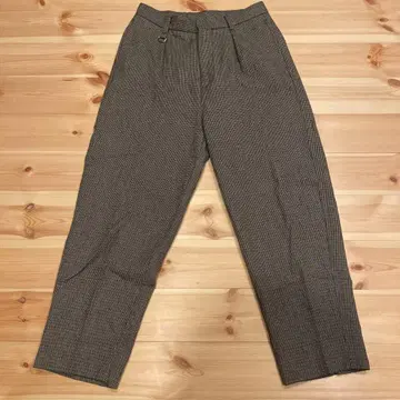 몽키타임 울 체크 팬츠 유나이티드 애로우즈