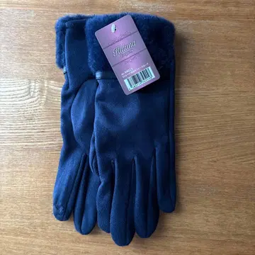 [ 미사용 ] Kaluna 다크 네이비 퍼 장갑