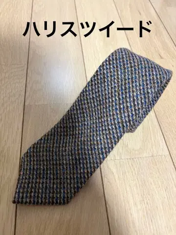 고급 원단 Harris Tweed 해리스 트위드 울 넥타이